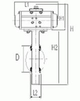 5046氣動驅動蝶閥
