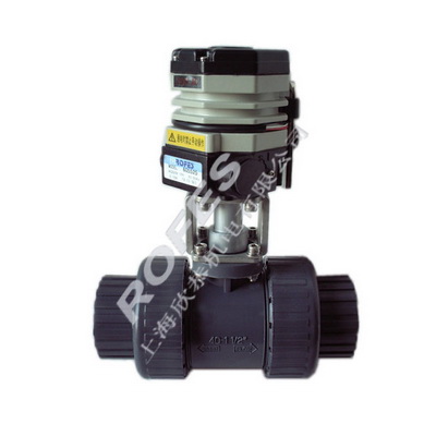 6055電動驅動PVC球閥