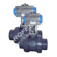 5055氣動驅動PVC球閥